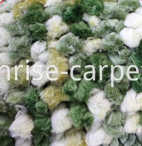 Space Dyed Thick Yarn Carpet Rug